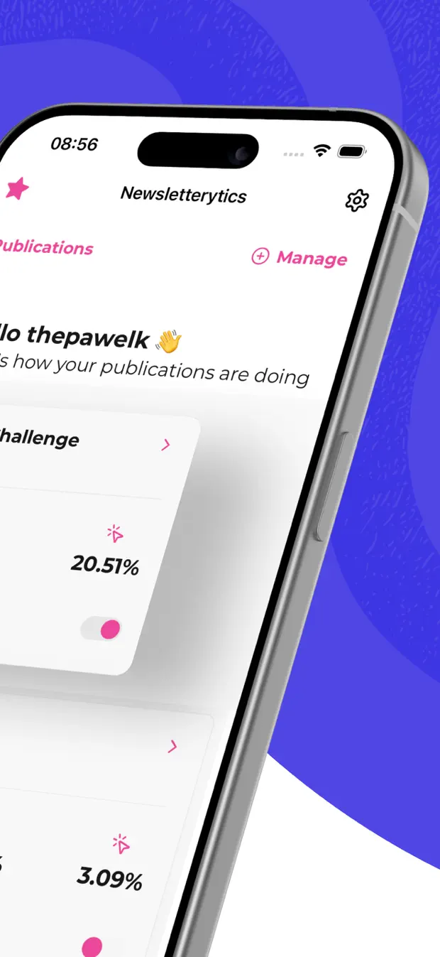 Newsletterytics App Store screenshot 2