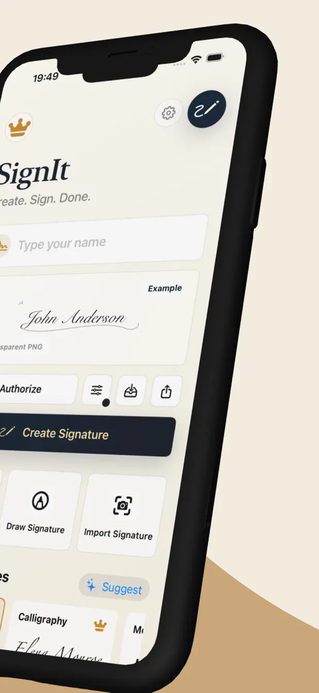 SignIt screenshot