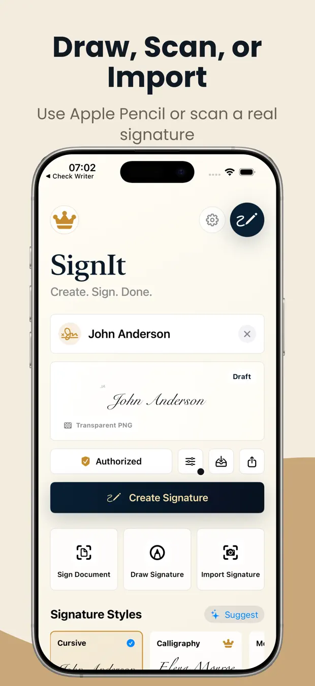 SignIt screenshot