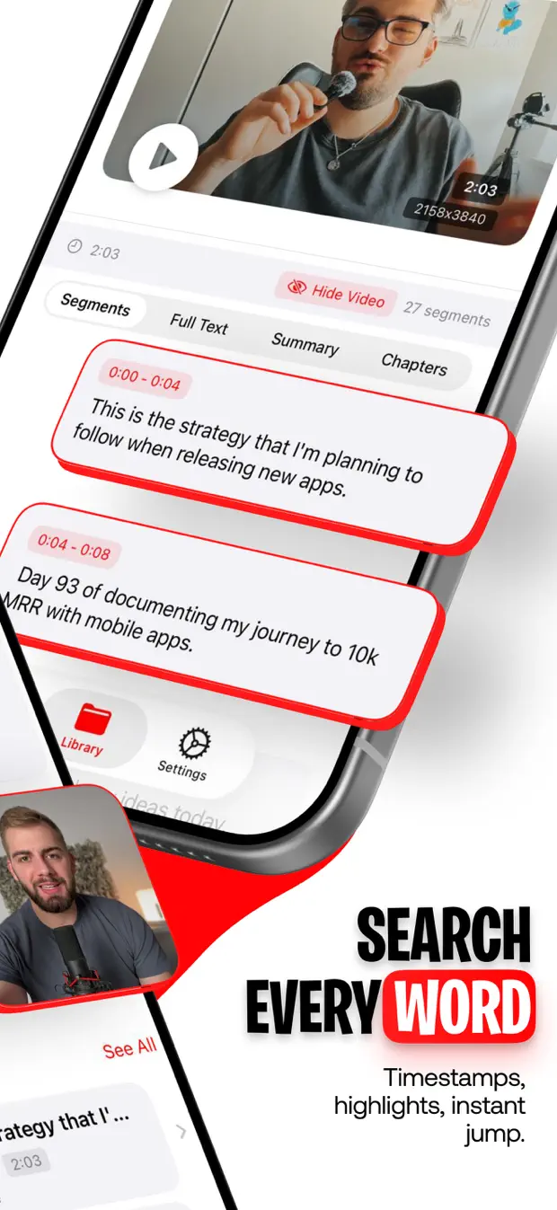 VidNotes App Store screenshot 3