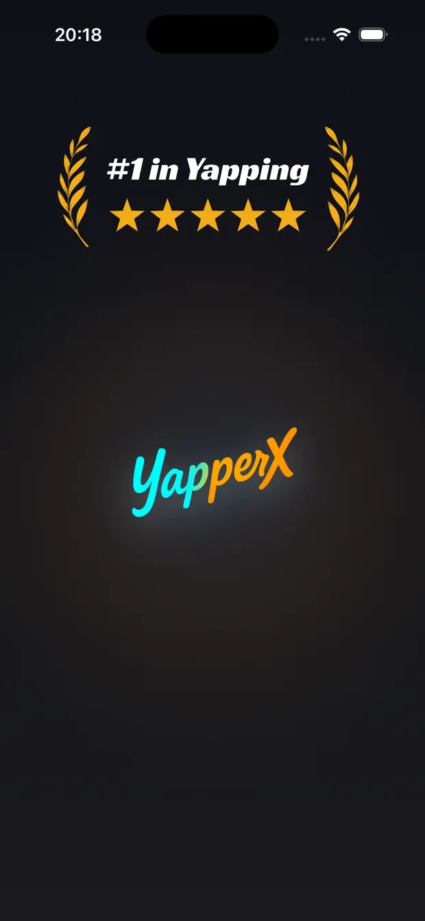 YapperX App Store screenshot 1