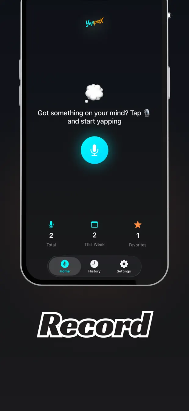 YapperX App Store screenshot 2